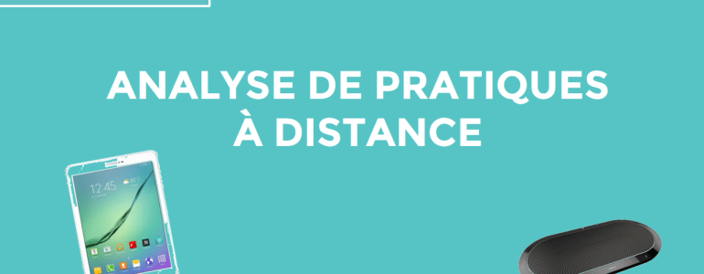 Analyse de pratiques à distance