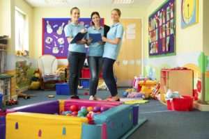 équipe accueillants en crèche