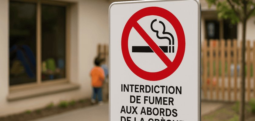 espace sans tabac crèche