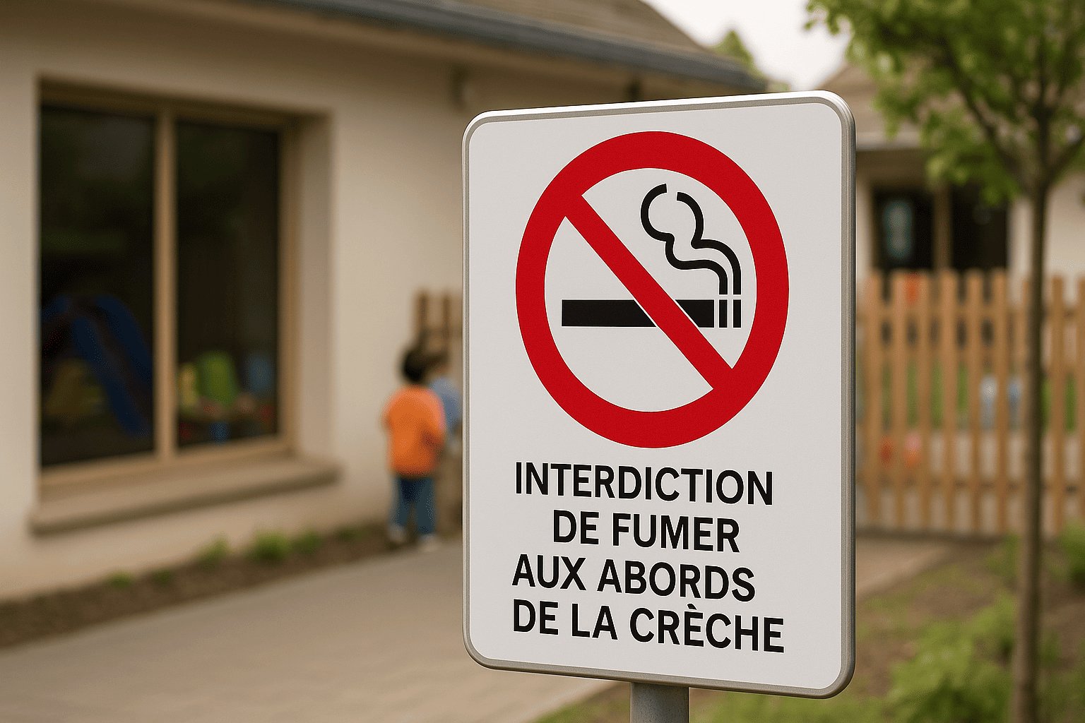 espace sans tabac crèche