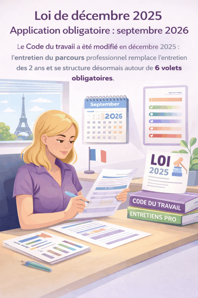 2026 entretiens pro nouvelle loi pour les directrices sur les entretiens pro
