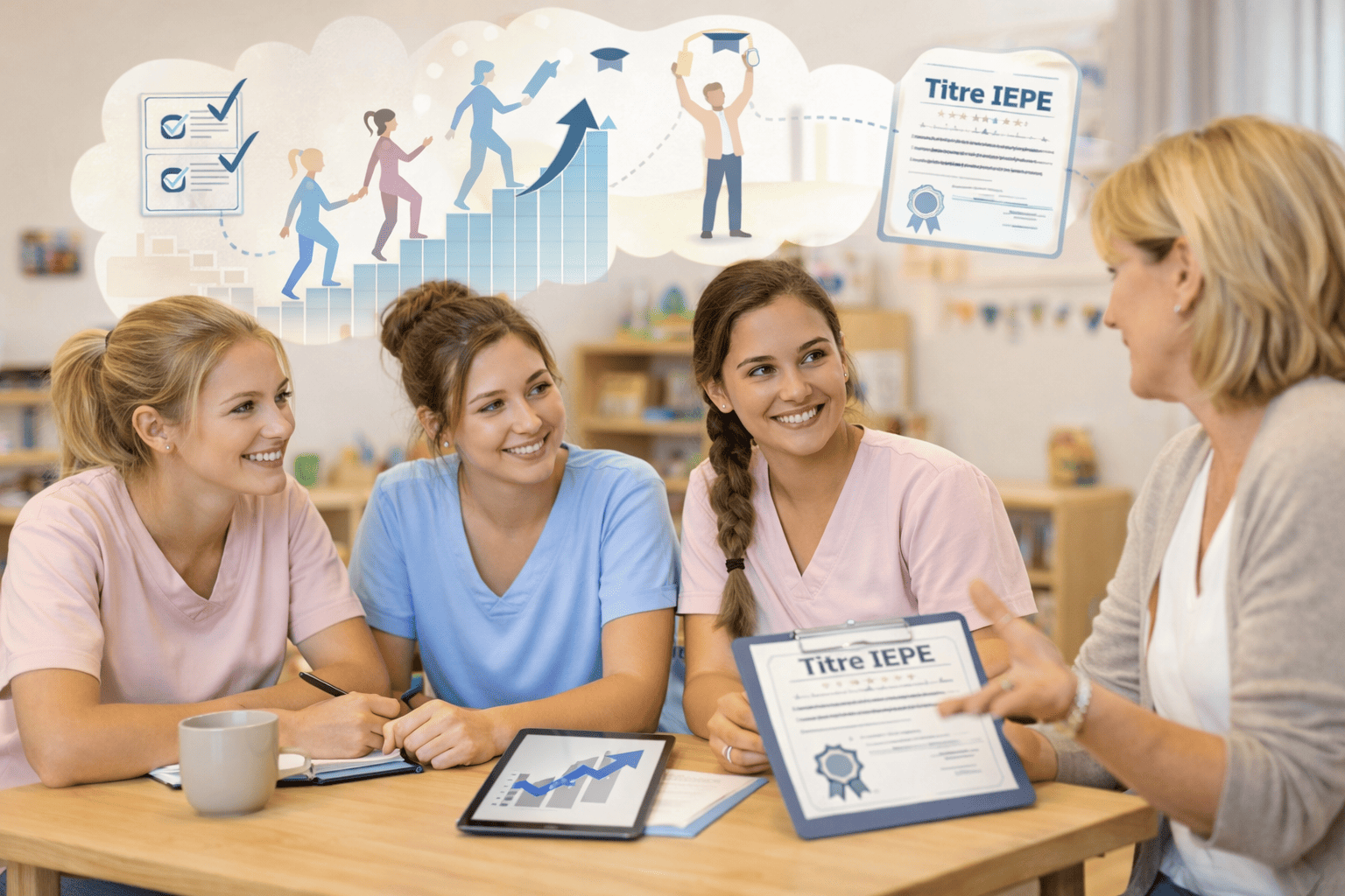 Échange professionnel autour du titre d’Intervenant Éducatif Petite Enfance