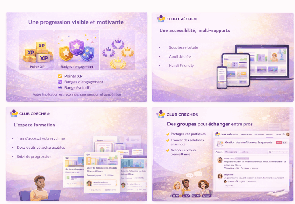 Illustration communauté Club Crèche® fil d’actualité forums et groupes d’échanges Illustration communauté Club Crèche® fil d’actualité forums et groupes d’échanges