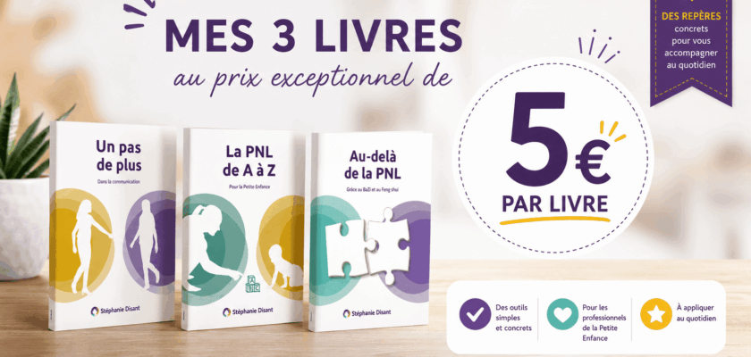 Trois livres Stéphanie Disant présentés avec une offre à 5 euros